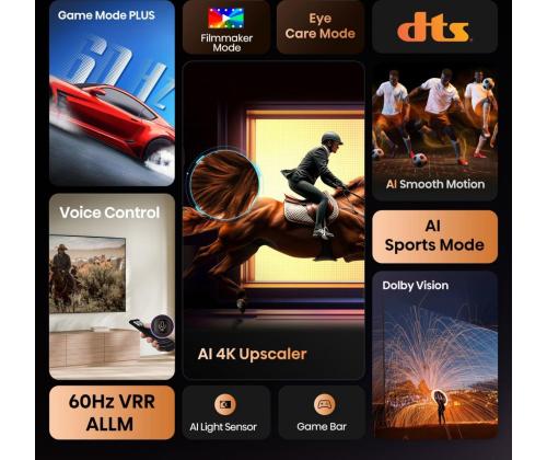 TV-sarja HISENSE 85 " 4K Ultra HD 3840 x 2160 pikseliä Flat 16:9 LED 85A6Q