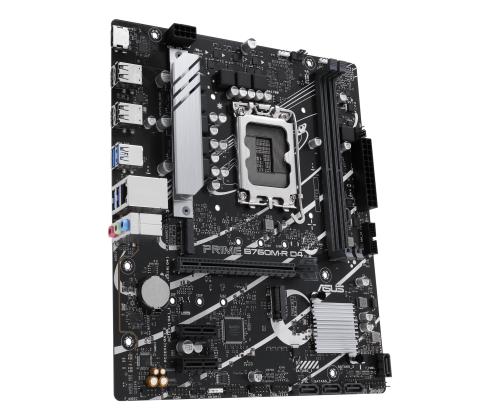 Emolevy ASUS Intel B760 Express LGA1700 Micro-ATX Muisti DDR4 Muistipaikat 2 2xPCI-Express 4.0 1x..