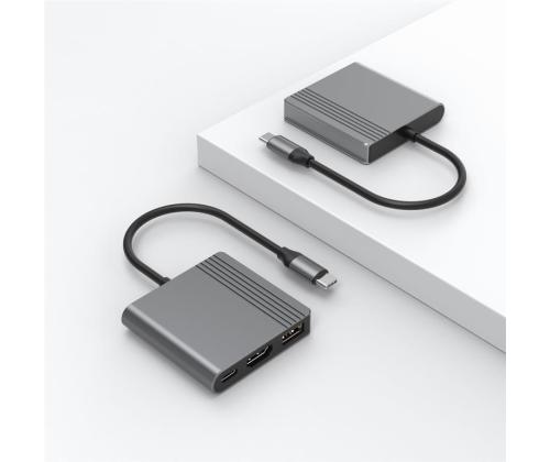 I/O-SOVITIN USB-C HDMI/USB3/3IN1:EEN A-CM-COMBO3-05 GEMBIRD