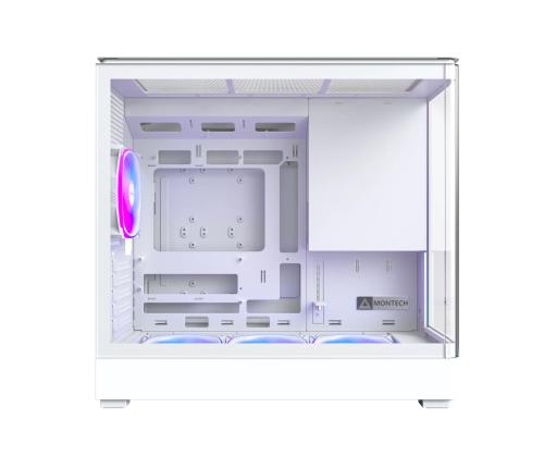 Kotelo MONTECH micro ATX/Mini-ITX Valkoinen Midi Tower PC KING 15 PRO KING15PRO(W)