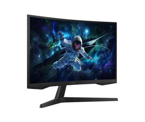 LCD-monitori SAMSUNG 27 " 2560 x 1440 pikseliä Wide Quad HD Native kuvasuhde 16:9 LED Curved..