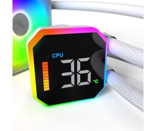 CPU JÄÄHDYTIN MULTI SOCKET VALKOINEN/HYPERFLOW DIGITAL 240 MONTECH