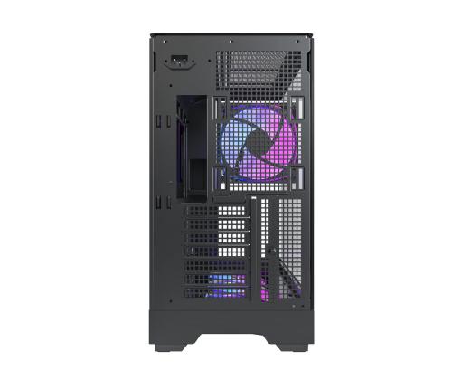 Kotelo MONTECH micro ATX/Mini-ITX Musta Midi Tower PC KING 45 PRO KING45PRO(B)