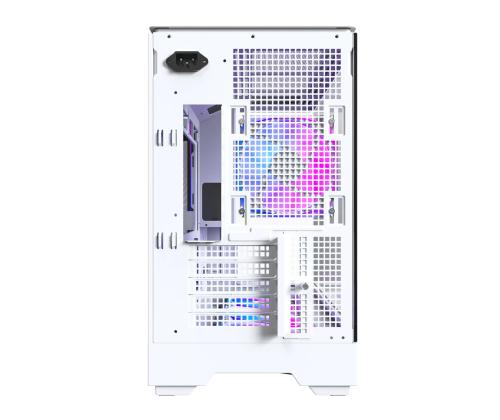 Kotelo MONTECH micro ATX/Mini-ITX Valkoinen Midi Tower PC KING 15 PRO KING15PRO(W)