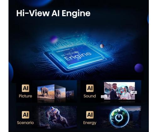 TV-sarja HISENSE 65 " 4K Ultra HD 3840 x 2160 pikseliä Flat 16:9 ULED 65U7Q 65U7Q