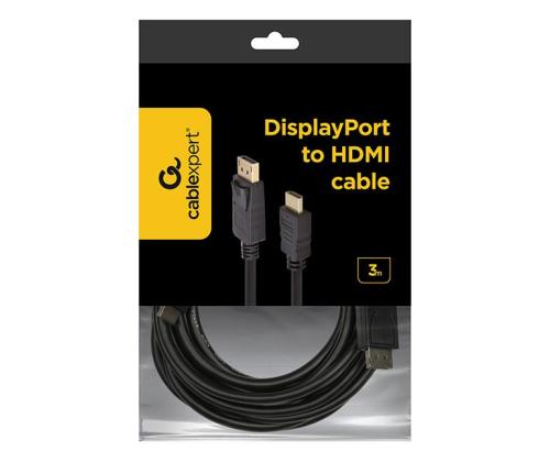 KAAPELI NÄYTTÖPORTTI HDMI 3M/CC-DP-HDMI-3M GEMBIRDIIN