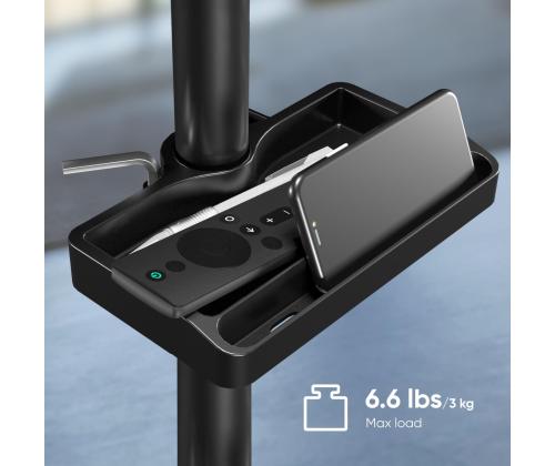 TYÖPÖYDÄLLE KIINNITETTÄVÄ AKKUJEN JÄRJESTÄJÄ/MUSTA A35-B ONKRON