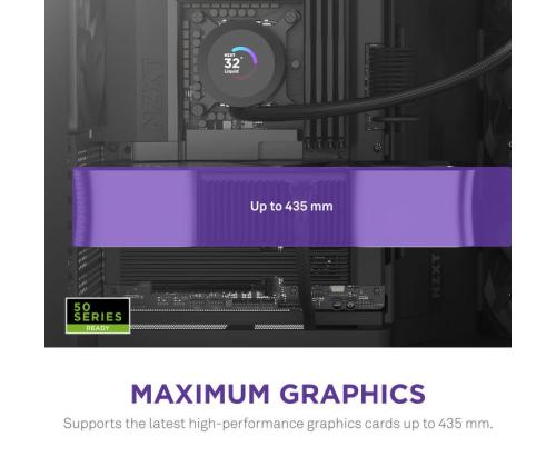 Kotelo NZXT ATX/micro ATX/Mini-ITX/EATX Musta Midi Tower PC CM-H92FB-01