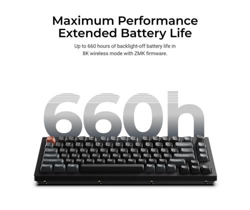 NÄPPÄIMISTÖ WRL V1 ULTRA/MUSTA V1U-D3 KEYCHRONI