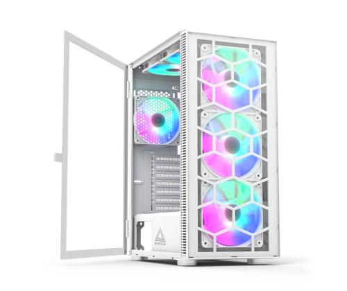 Kotelo MONTECH X3 Glass MidiTower Case tuotteen ominaisuudet Läpinäkyvä paneeli Ei sisälly ATX MicroATX..