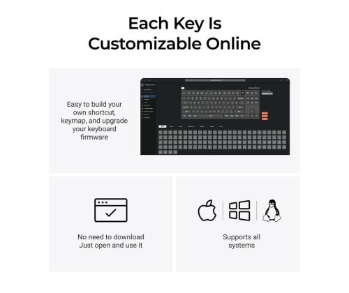 NÄPPÄIMISTÖ WRL Q3 MAX RGB/CARBON BLACK Q3M-M4 KEYCHRO