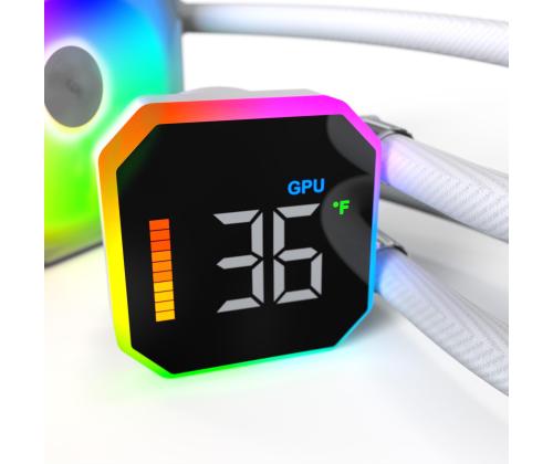 CPU JÄÄHDYTIN MULTI SOCKET VALKOINEN/HYPERFLOW DIGITAL 240 MONTECH