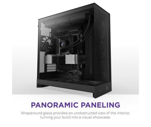 Kotelo NZXT ATX/micro ATX/Mini-ITX/EATX Musta Midi Tower PC CM-H92FB-01