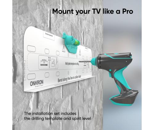 TV SET ACC WALL MOUNT /32-70"/WHITE TM5-W ONKRON