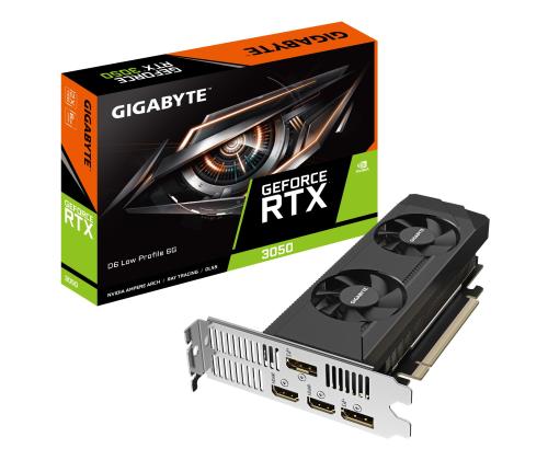 Näytönohjain GIGABYTE NVIDIA GeForce RTX 3050 1470 MHz 6 GB GDDR6 96-bittinen PCI Express 4.0 Active GV..