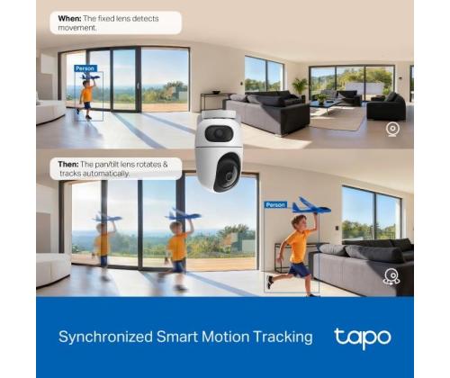WRL-KAMERAN PANOROINTI/KALLISTUS/KAKSOISKAMERA TAPO C245D TP-LINKKI