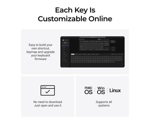 NÄPPÄIMISTÖ WRL Q3 ULTRA/MUSTA Q3U-M4 KEYCHRO