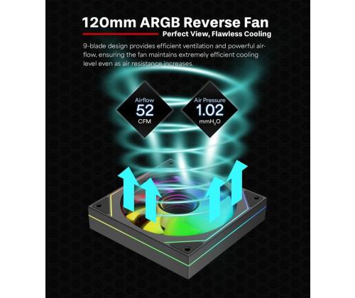 KOTELOTUULETIN 120MM XPF120UR.ARGB/12V XF078 XILENCE XF078 XILENCE