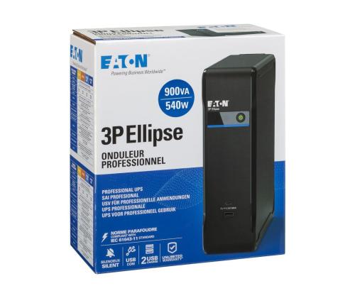 UPS EATON 540 wattia 900 VA Offline-vaihe 1-vaihe 3P900UD