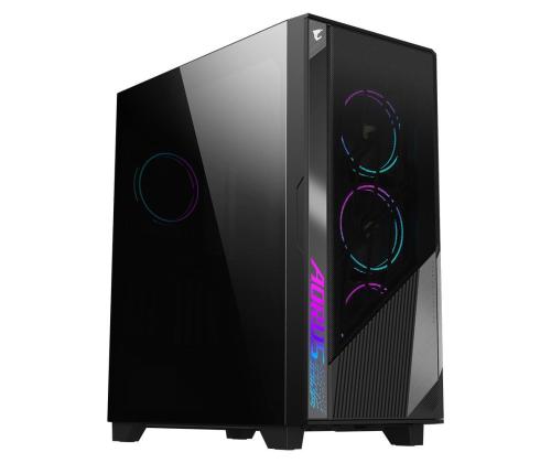 Kotelo GIGABYTE AORUS C500 GLASS MidiTower Ei sisälly ATX EATX MicroATX MiniITX Väri Musta AC500G
