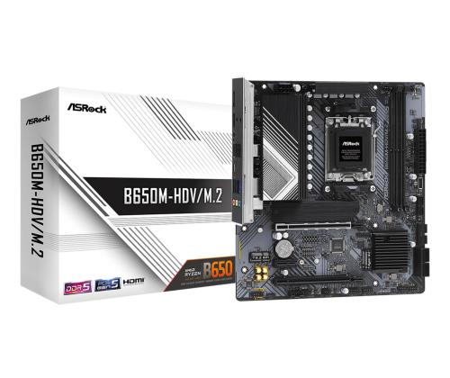 Emolevy ASROCK AMD B650 SAM5 Micro-ATX Muisti DDR5 Muistipaikat 2 1xPCI-Express 4.0 1x 2xPCI..