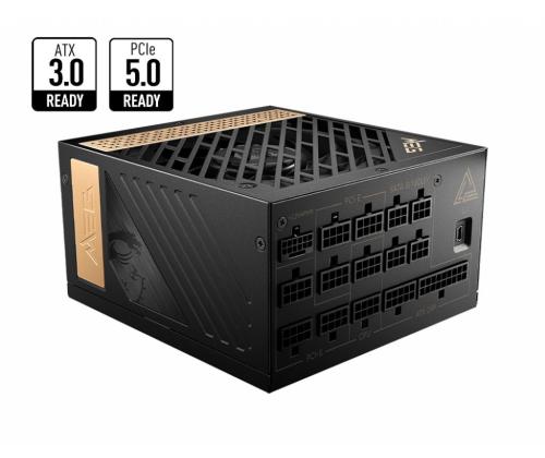 Virtalähde MSI 1300 wattia Tehokkuus 80 PLUS PLATINIUM PFC Active MEGAI1300PPCIE5