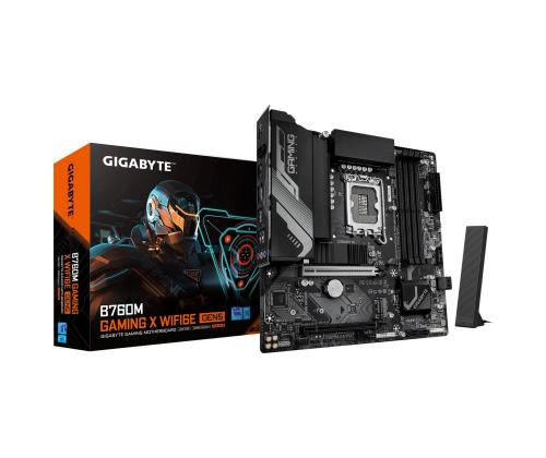 Emolevy GIGABYTE Intel B760 Express LGA1700 Micro-ATX Muisti DDR5 Muistipaikat 4 B760MGXWF6EGEN5 B760MGXWF6EGEN5