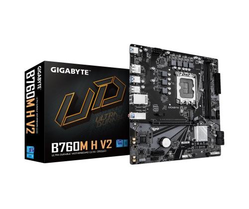 Emolevy GIGABYTE Intel B760 Express LGA1700 Micro-ATX Muisti DDR5 Muistipaikat 2 B760MHV21.0