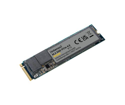 SSD INTENSO MI500 1TB 1TB 1TB M.2 NVMe 3D NAND Kirjoitusnopeus 4500 Mt/s Lukunopeus 5300 Mt/s 4mm...