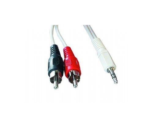 KAAPELI AUDIO 3,5 MM 2RCA 2,5M/CCA-458-2,5M GEMBIRD