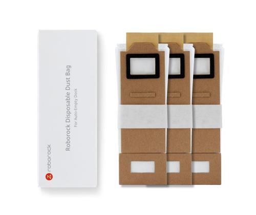 Pölynimurin lisävaruste ROBOROCK Kertakäyttöinen pölypussi 3kpl Valkoinen S7 Valkoinen/S7 MaxV Valkoinen/ S7..