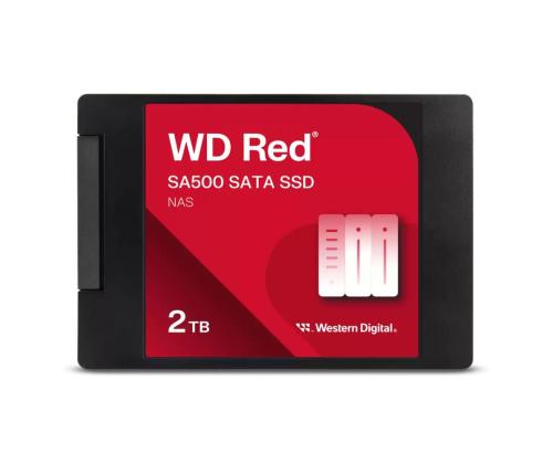 SSD WESTERN DIGITAL Red SA500 2TB SATA 3.0 SATA 3.0 Kirjoitusnopeus 520 Mt/s Lukunopeus 560 Mt/s 2.5..