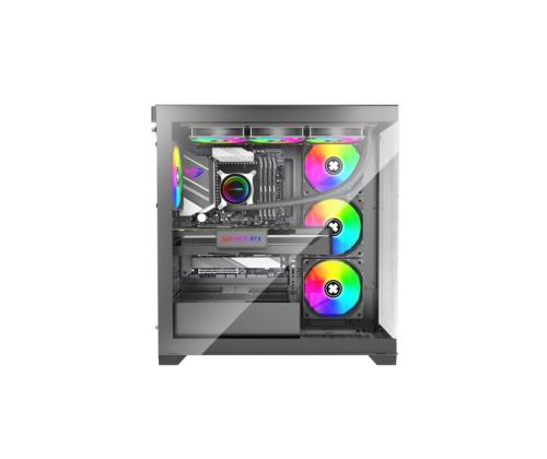 Kotelo XILENCE ATX/micro ATX/Mini-ITX Musta Midi Tower PC X818.ARGB X818.ARGB