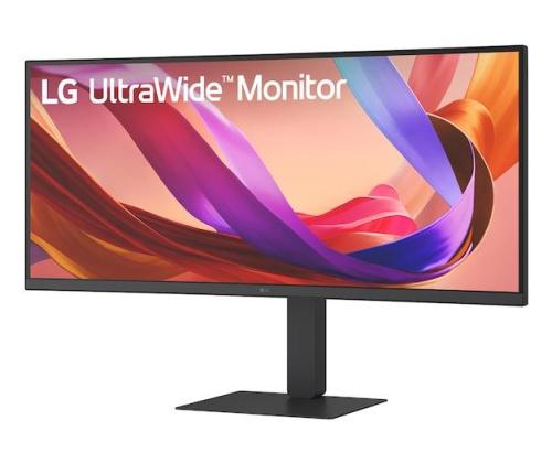LCD-monitori LG 34 " 3440 x 1440 pikseliä Wide Quad HD Native kuvasuhde 21:9 LCD Curved 34U650A-B