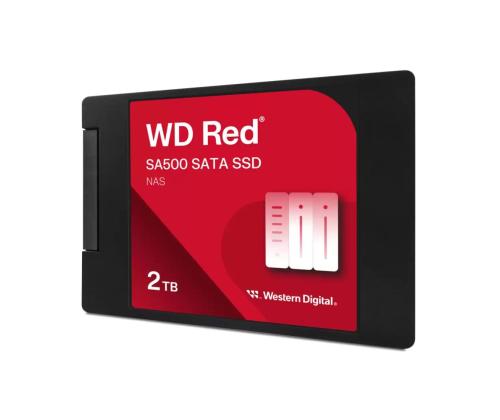 SSD WESTERN DIGITAL Red SA500 2TB SATA 3.0 SATA 3.0 Kirjoitusnopeus 520 Mt/s Lukunopeus 560 Mt/s 2.5..