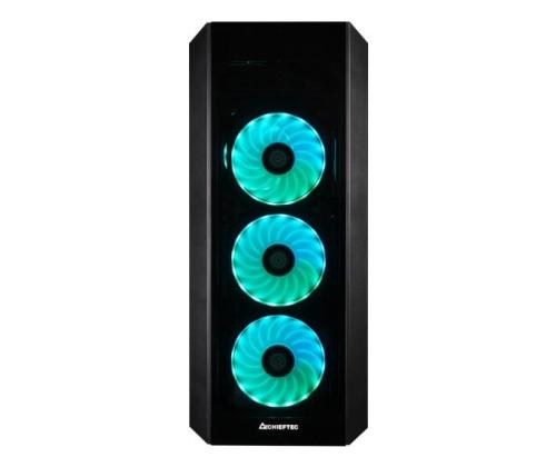 Kotelo CHIEFTEC ATX/micro ATX/Mini-ATX Musta Midi Tower PC GL-03B-UC-OP