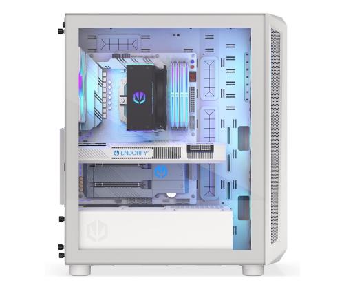 Kotelo ENDORFY ATX/micro ATX/Mini-ITX Valkoinen Midi Tower PC EY2A018