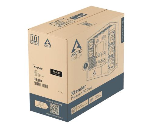 Kotelo ARCTIC EATX Musta Midi Tower PC ACPCC00015A