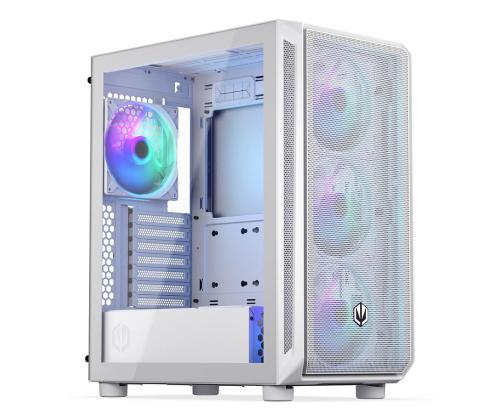Kotelo ENDORFY ATX/micro ATX/Mini-ITX Valkoinen Midi Tower PC EY2A018