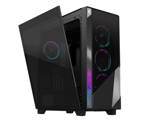 Kotelo GIGABYTE AORUS C500 GLASS MidiTower Ei sisälly ATX EATX MicroATX MiniITX Väri Musta AC500G