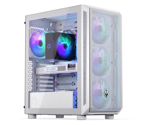 Kotelo ENDORFY ATX/micro ATX/Mini-ITX Valkoinen Midi Tower PC EY2A018