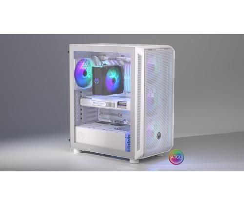 Kotelo ENDORFY ATX/micro ATX/Mini-ITX Valkoinen Midi Tower PC EY2A018