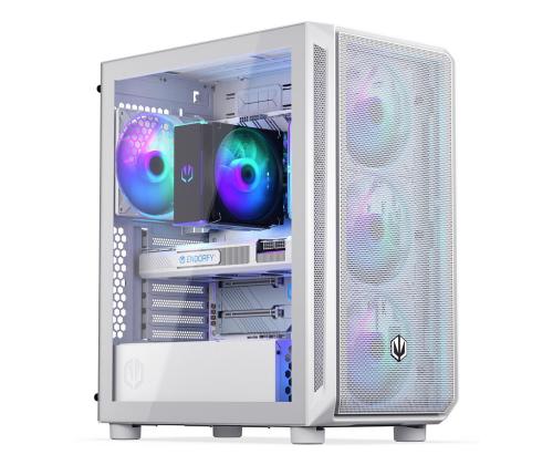 Kotelo ENDORFY ATX/micro ATX/Mini-ITX Valkoinen Midi Tower PC EY2A018