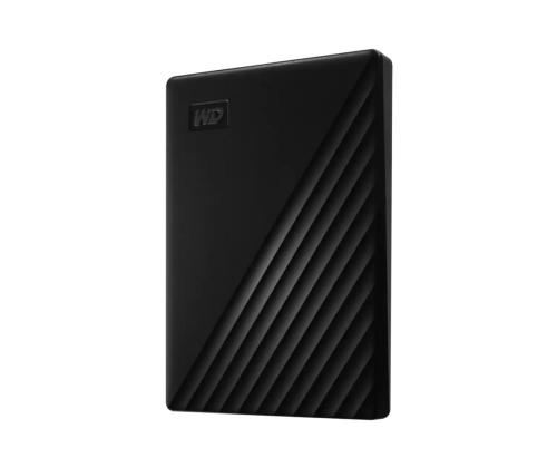 Ulkoinen kiintolevy WESTERN DIGITAL My Passport 5TB USB 2.0 USB 3.0 USB 3.2 Väri Musta WDBPKJ0050BBK-WESN