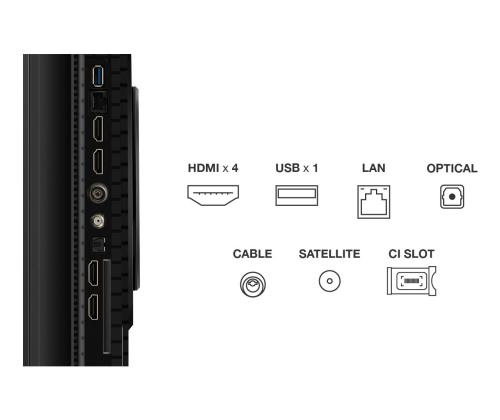 TV-sarja TCL 55 " 4K Ultra HD 3840 x 2160 pikseliä Flat 16:9 QLED 55P8K