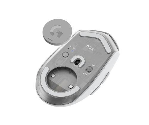 HIIRI USB OPTINEN WRL G309/VALKOINEN 910-007207 LOGITECH LOGITEC