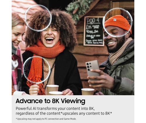 Televisio SAMSUNG 75 " 8K Ultra HD 7680 x 4320 pikseliä Flat Neo QLED QE75QN900FTXXH