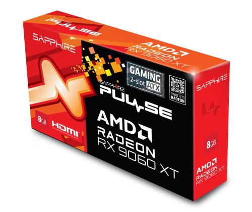 Näytönohjain SAPPHIRE AMD Radeon RX 9060 XT 8 GB GDDR6 128 bit PCI Express x16 5.0 Active 11350-05..
