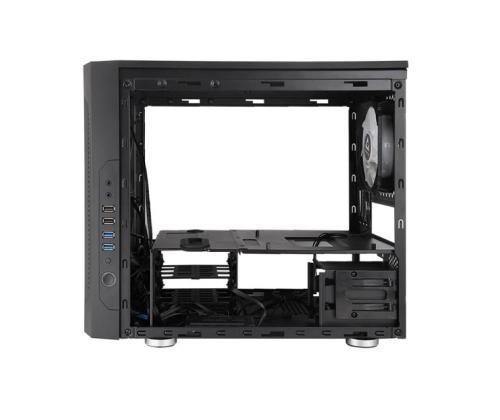 Kotelo CHIEFTEC micro ATX/Mini-ITX musta Cube PC GM-02B-OP