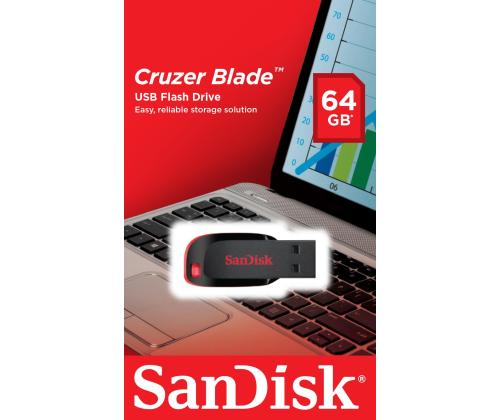 MUISTITIKKU FLASH USB2 64GB/SDCZ50-064G-B35 SANDISK